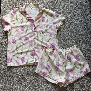 Floral Pajama Set